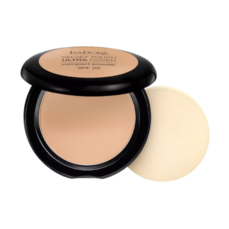 IsaDora Velvet Touch Ultra Cover Compact Powder SPF20 - 64 Warm Sand