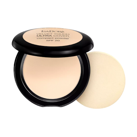 IsaDora Velvet Touch Ultra Cover Compact Powder SPF20 - 60 Fair Porcelain