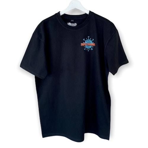 T-Shirt Minthcore X Cris Virus / Black Over sized