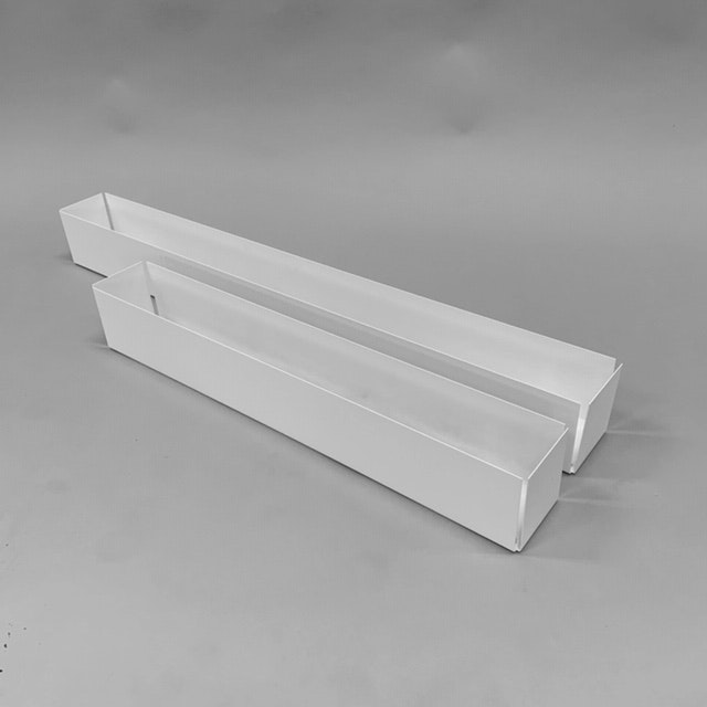 Decor box with high edge, two lengths