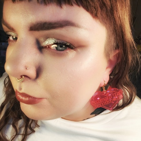 SMASH THE PATRIARCHY peachy