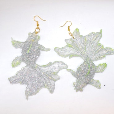 TRUE PHISH discoglitter/silver leaf
