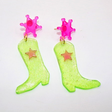 COWGIRL SHERIFF neon