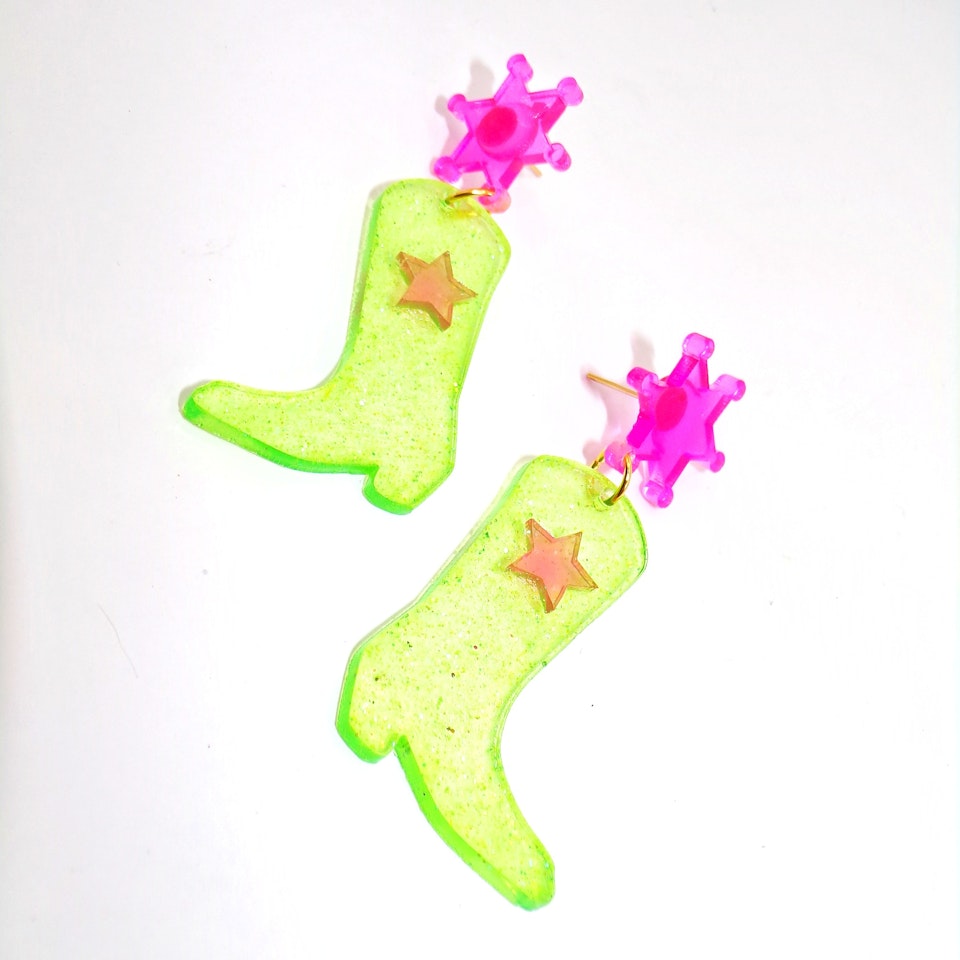 COWGIRL SHERIFF neon