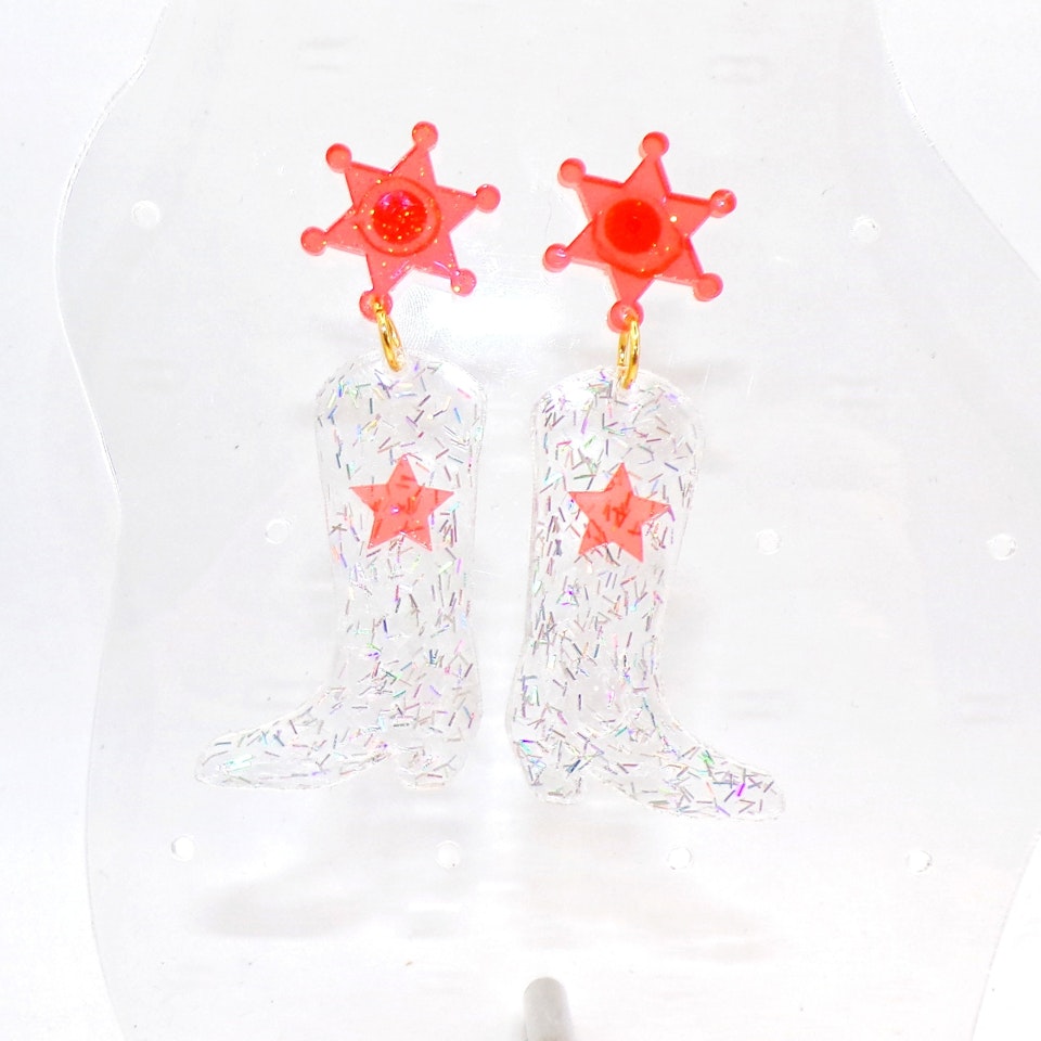 COWGIRL SHERIFF discoglitter