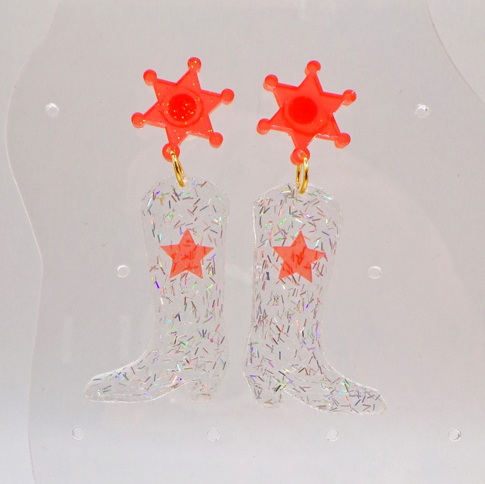 COWGIRL SHERIFF discoglitter