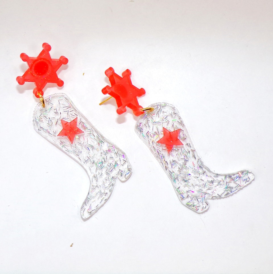 COWGIRL SHERIFF discoglitter