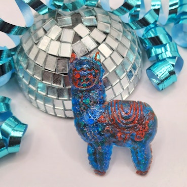 DRAMA LLAMA BROSCH