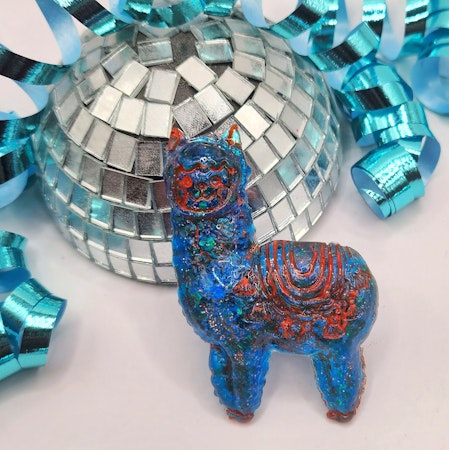 DRAMA LLAMA BROSCH