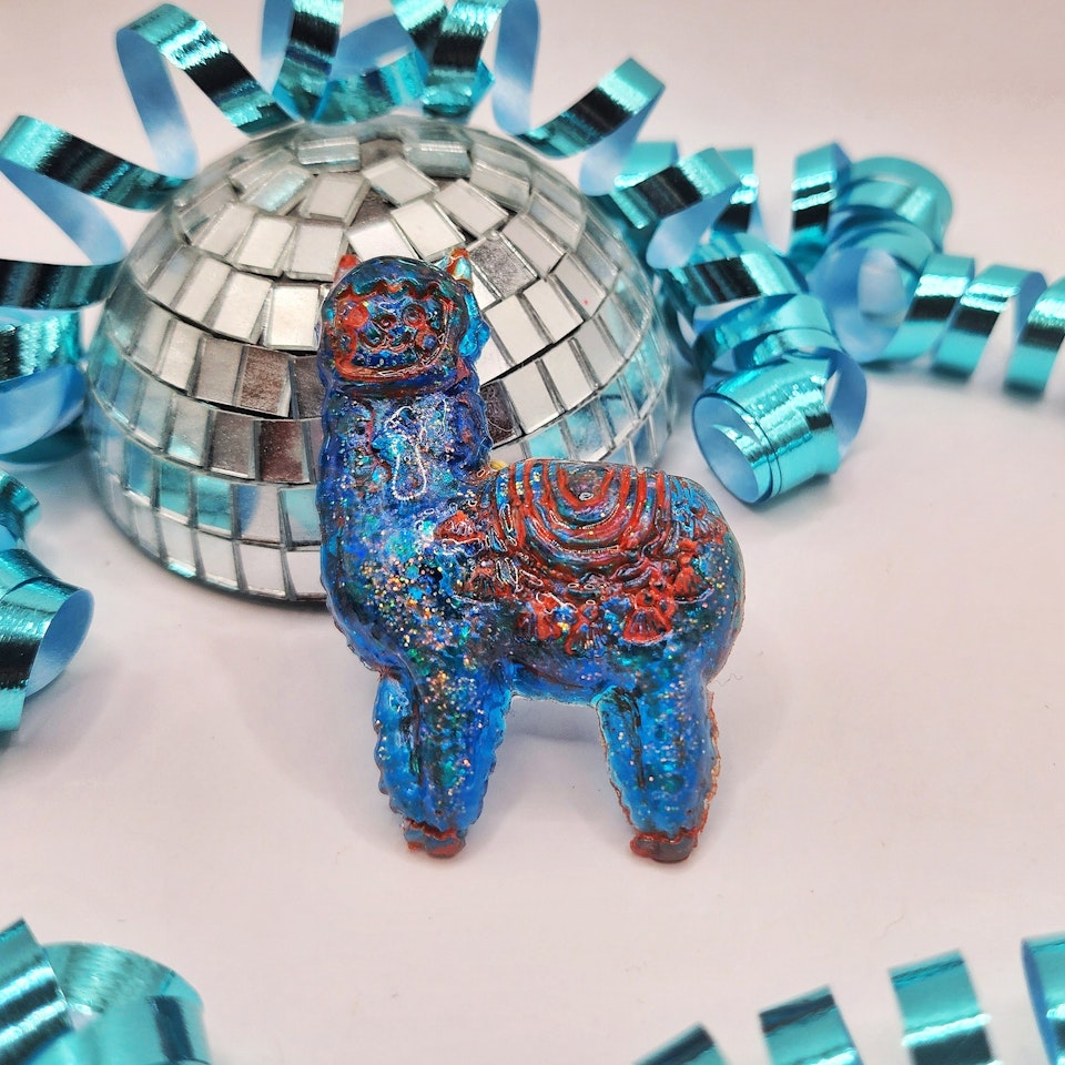 DRAMA LLAMA BROSCH
