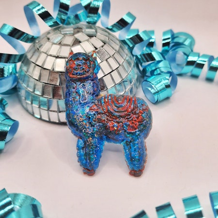 DRAMA LLAMA BROSCH