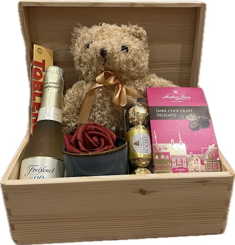 Teddy Bear with chocolates