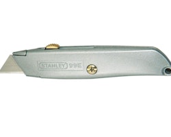 Bladkniv metall 99E, infällbart blad, inkl. 3 skärblad, Stanley