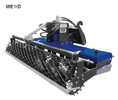 Harv med hydraulisk motor