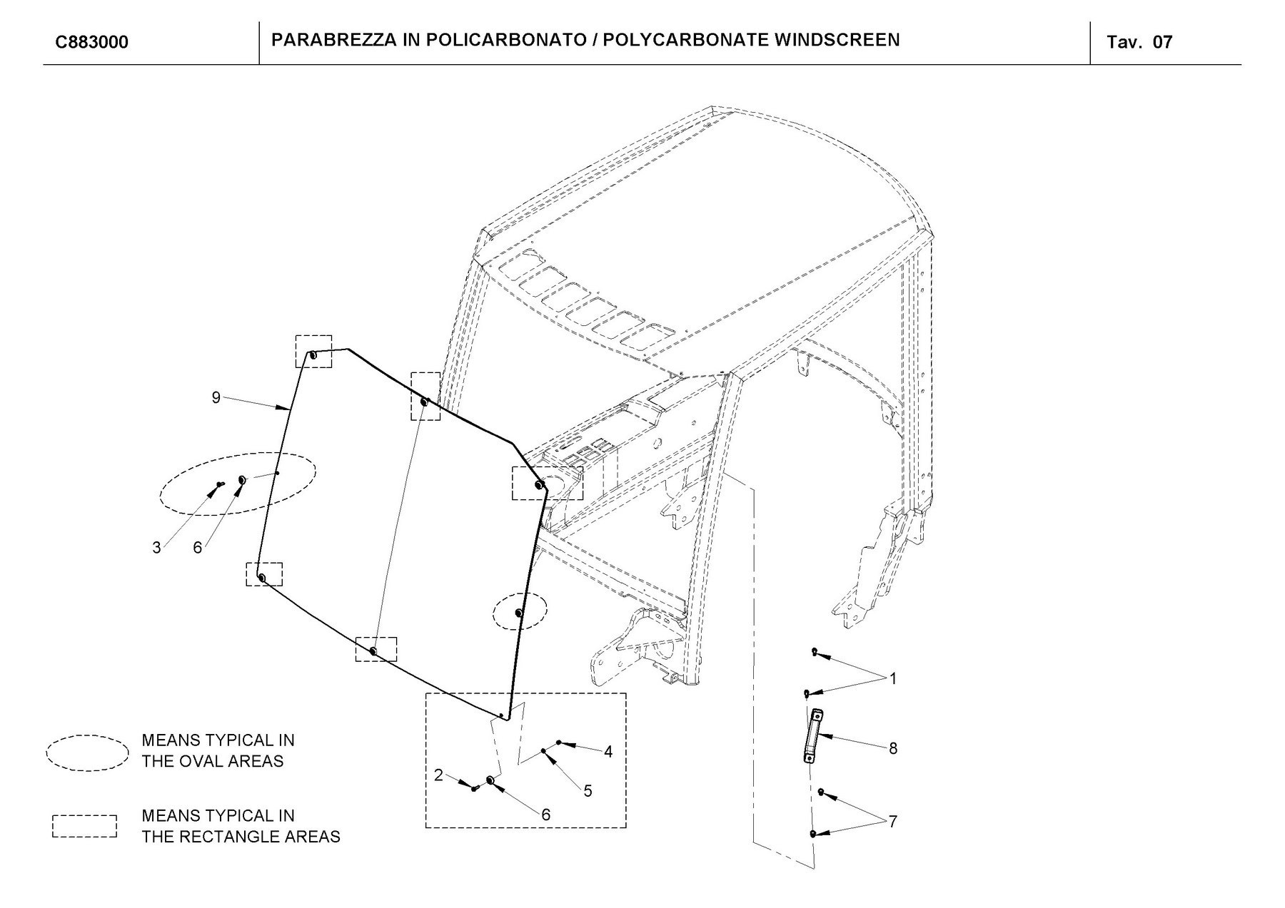 Plexiglas Vindruta MultiOne