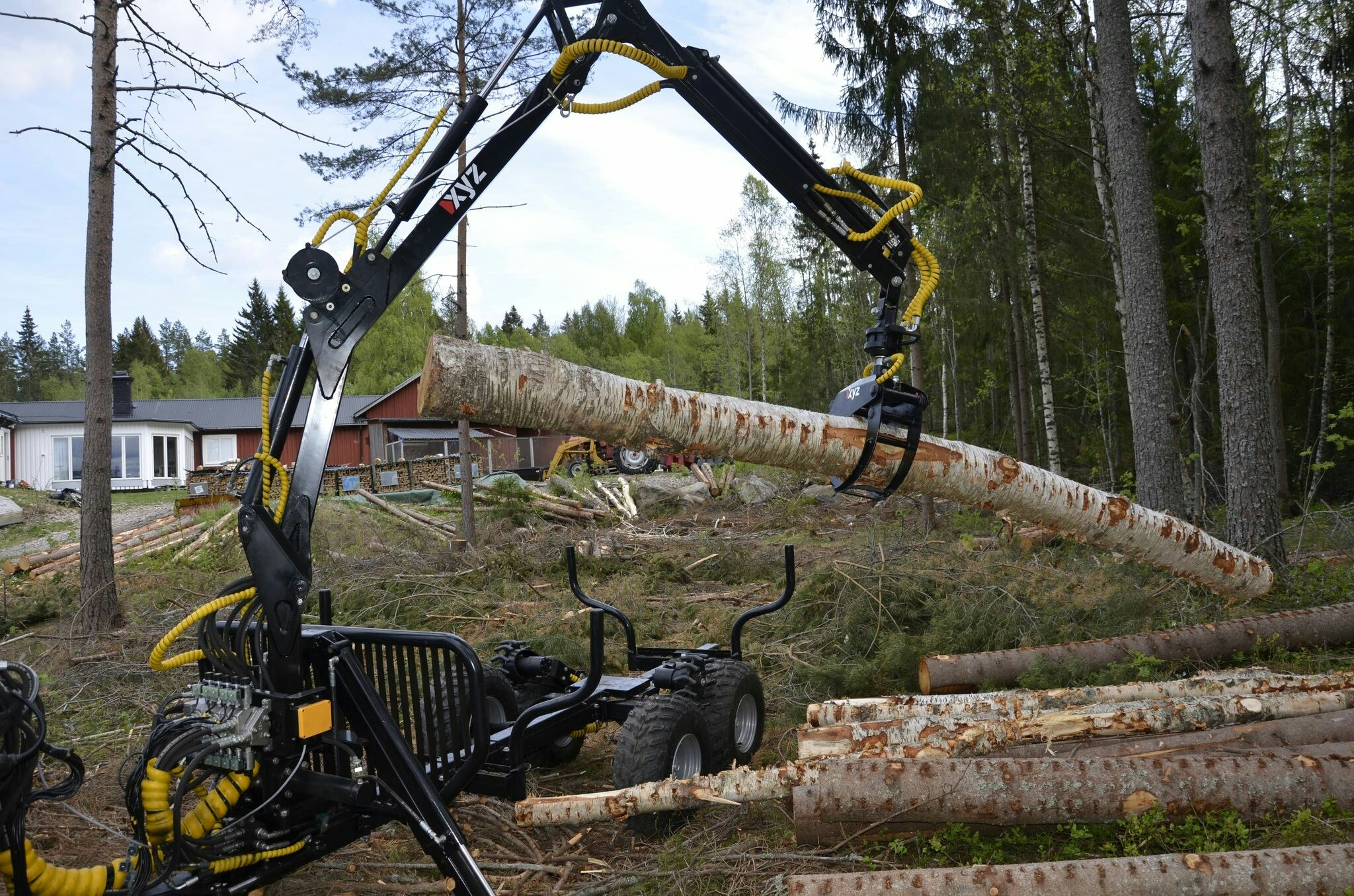 Kranvagn / Timmervagn XYZ 320