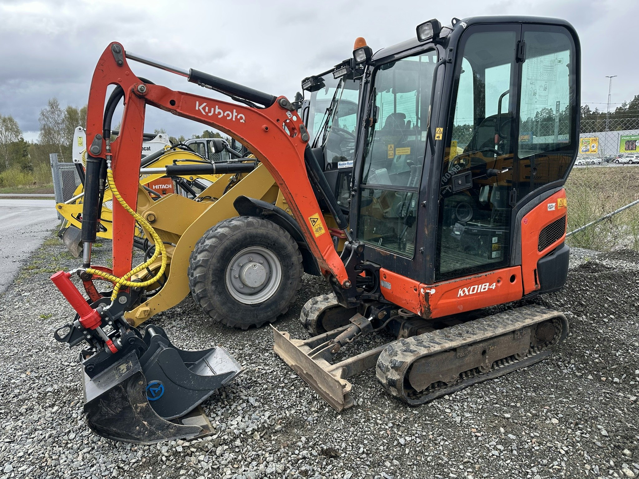 Minigrävare 1,8ton / tilt till skopor
