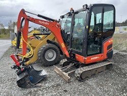 Minigrävare 1,8ton / tilt till skopor