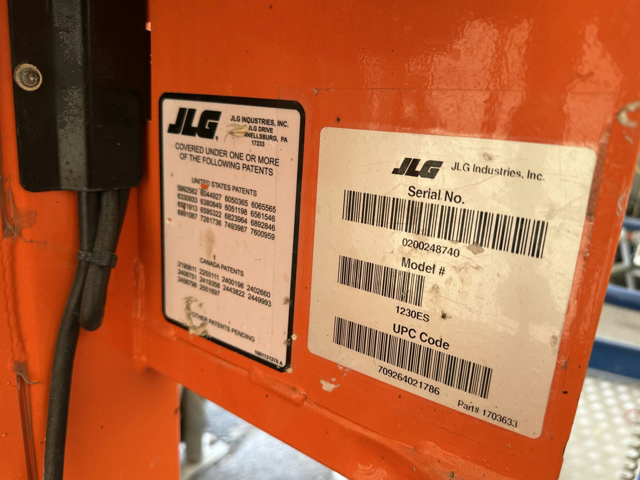 Pelarlift JLG 1230ES