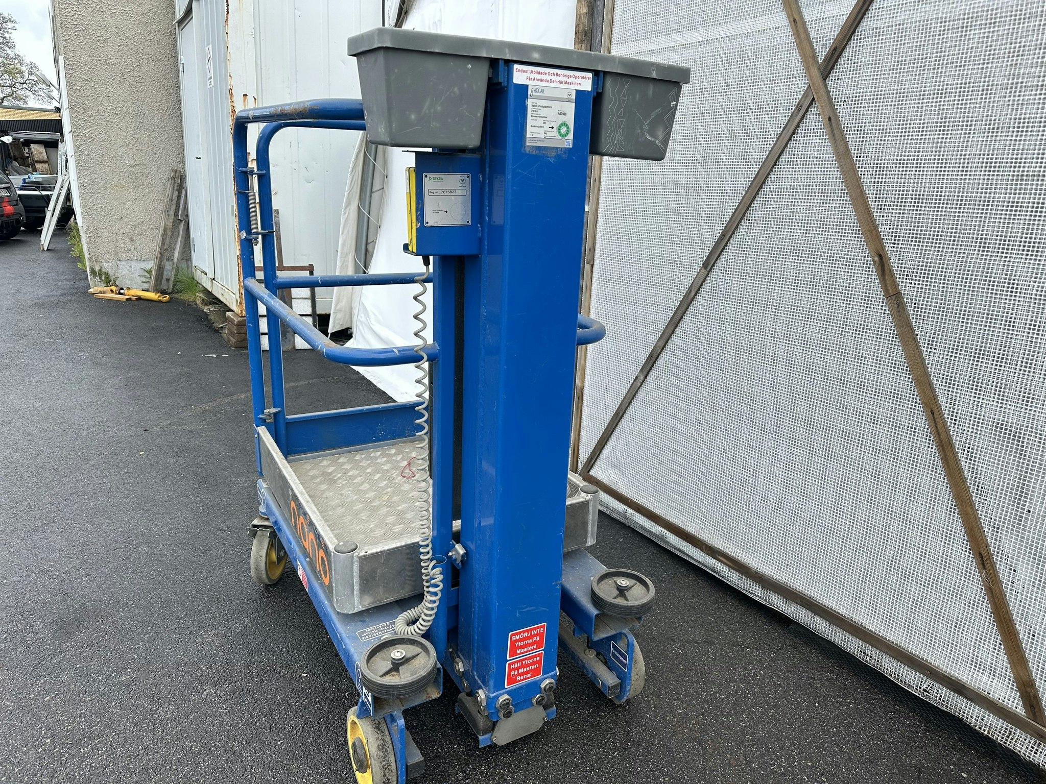 Pelarlift Nano batteri / El 4,5m
