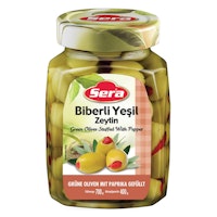 Sera Vihreä Oliivi Paprikalla - Biberli Yesil Zeytin 700g
