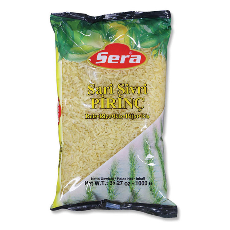 Sera Keltainen Pitkäjyväinen Riisi - Sari Sivri Pirinc 1kg