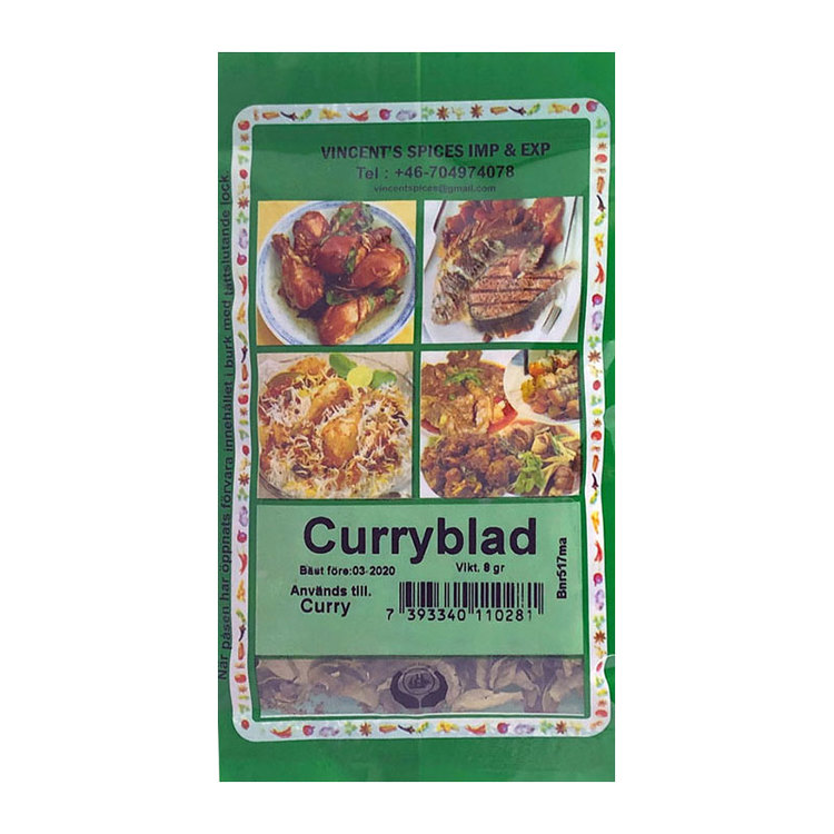 Curry Lehdet 8g