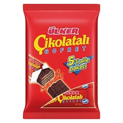 Ulker Suklaavohvelikeksit Hasselpähkinä Kaakaokerma - Ulker Cikolatali Gofret 180g