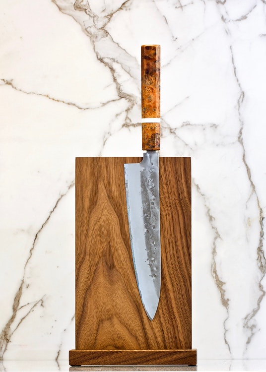Walnut Knife Block