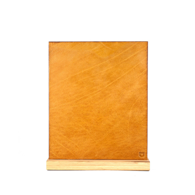 Magnetic Cognac Leather Block
