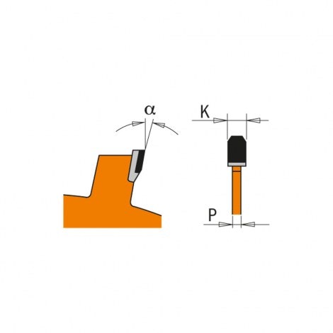 D180  2,4mm/1,8mm  Ø20  Z4  12° TCG    Ultra sterke materiale.