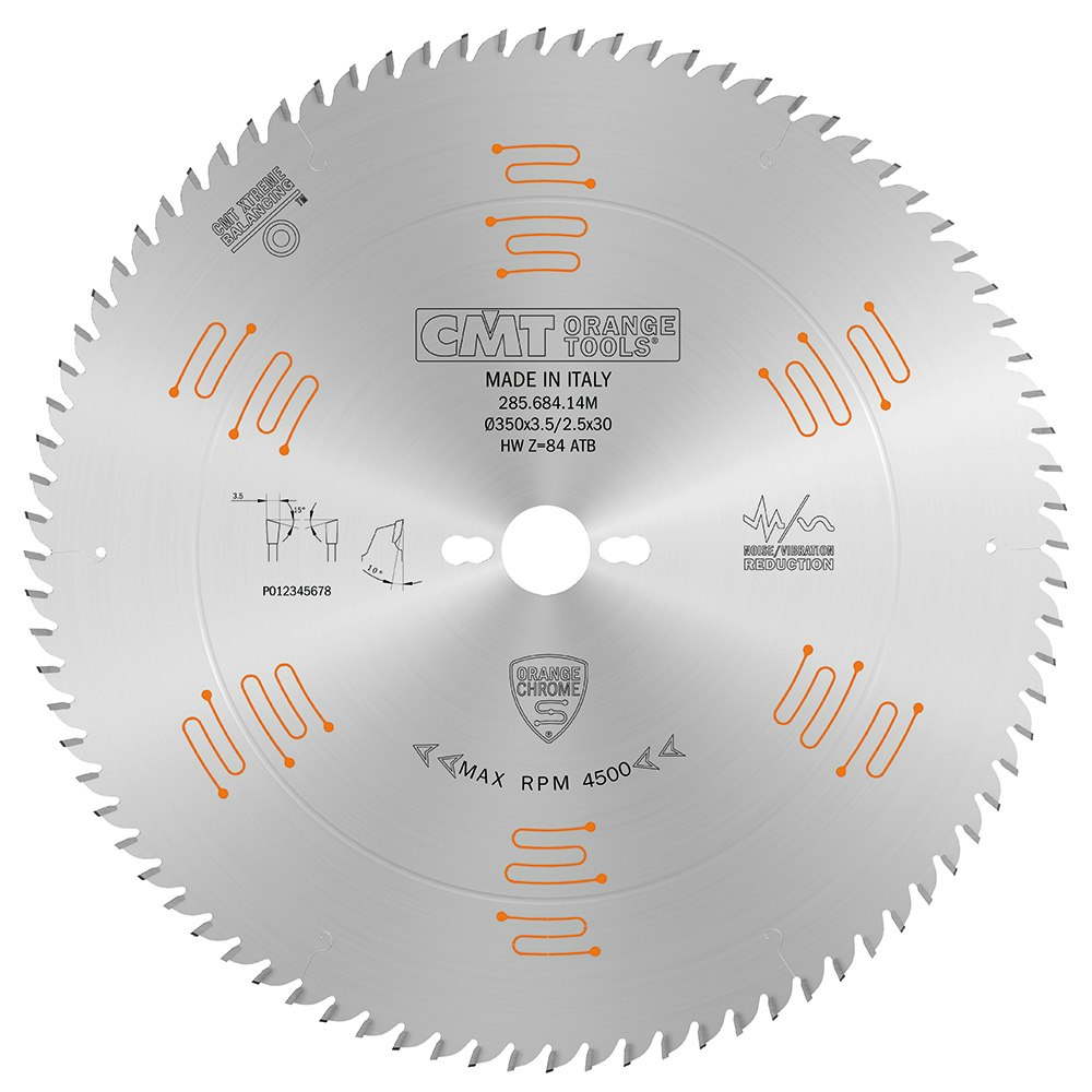 D350 3,5/2,5   Ø30 Z84 10° 15° ATB Finkapp.