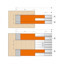 Stillbar notfres 150×14-27×30 mm