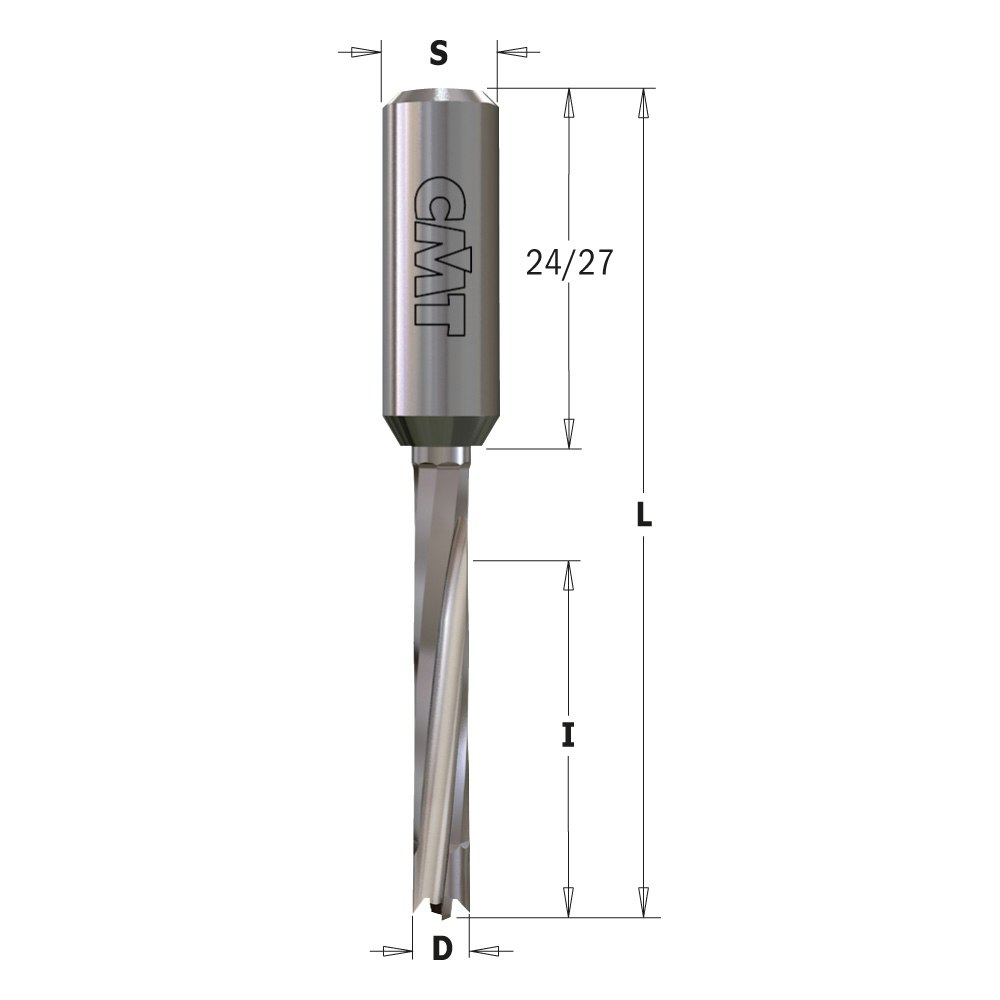 311.71/72-Bor for tre i solid hardmetall