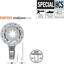 Multisagblad STARLOCK HCS Fugekniv 4 mm