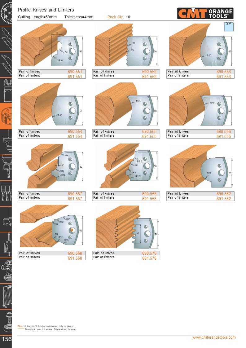 CMT Profilkniver