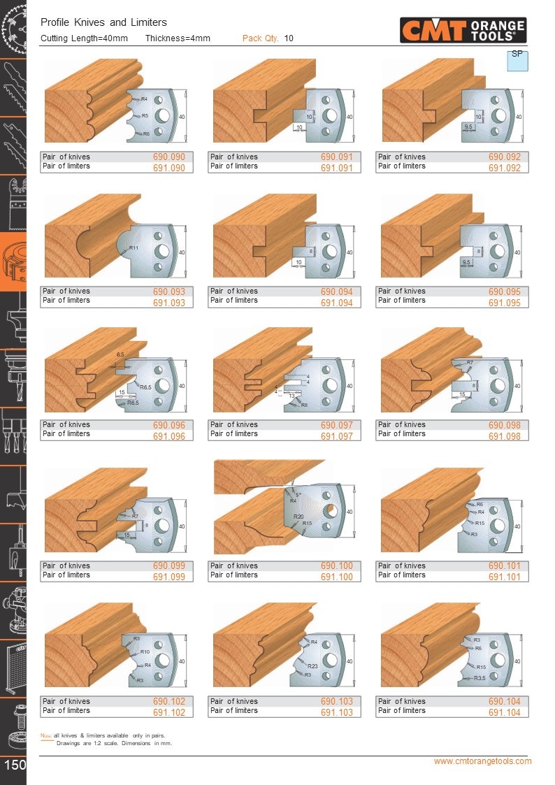 CMT Profilkniver