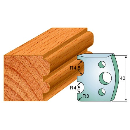 CMT 690 Profilkniv KSS 40x4mm Pris pr. par