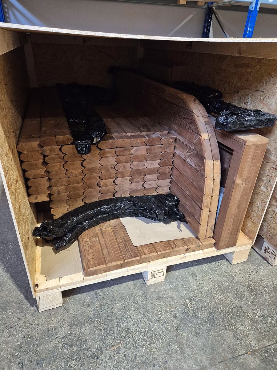 Byggsats ASKA 120 cm Thermowood