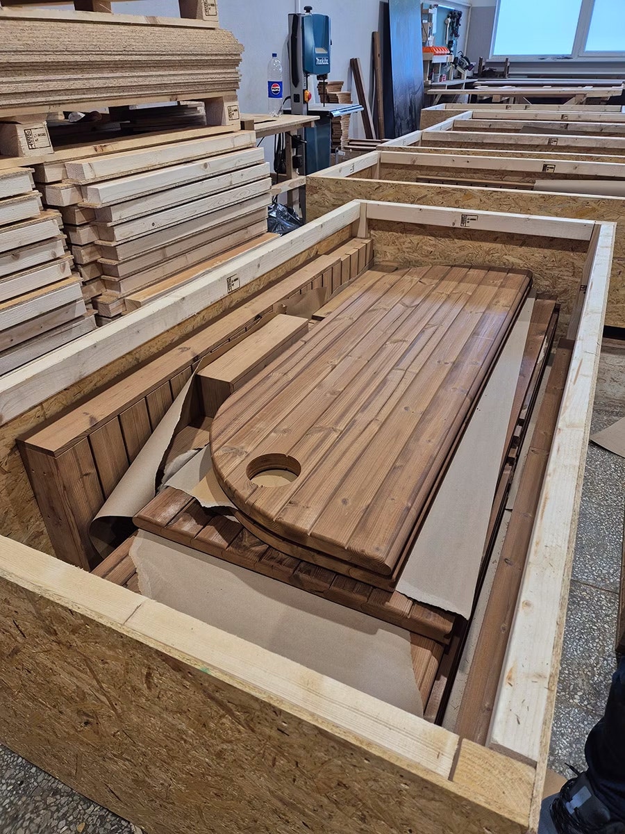 Byggsats ASKA 120 cm Thermowood