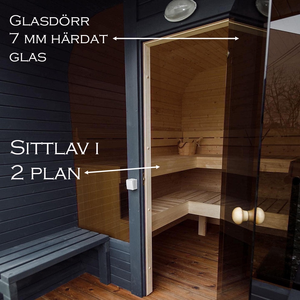 GLÖD Bastutunna UTSIKT