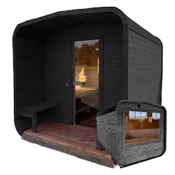 Bastuvagn Glöd 3m terrass
