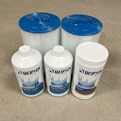 Vattenbyte Spabad  Klor rengöring Paket