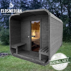 GLÖD Bastutunna Vedeldad Utomhus 3m (1 rum+altan)
