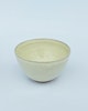 Dessertskål vit vaniljgul Frida Nilsson Keramik handgjord skål glass-skål drejad stengods godisskål