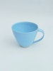 Frida Nilsson Keramik Höganäs Handgjord keramik stengods kaffekopp med öra kaffemugg mugg kopp blå himmelsblå drejad pastell