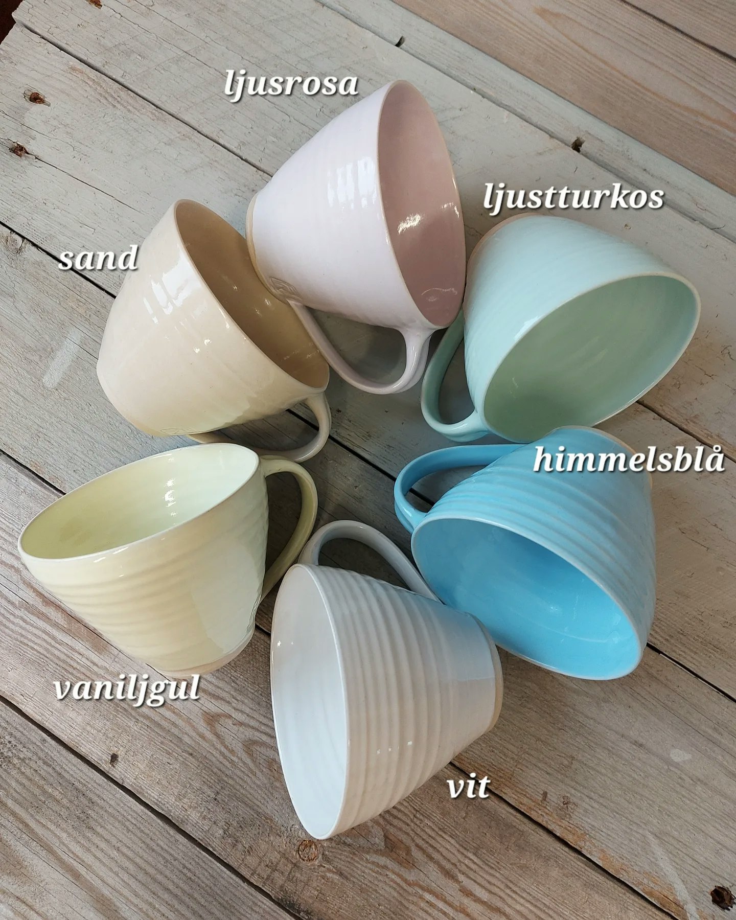 Frida Nilsson Keramik Höganäs Handgjord keramik kaffekopp med öra kaffemugg mugg kopp drejad