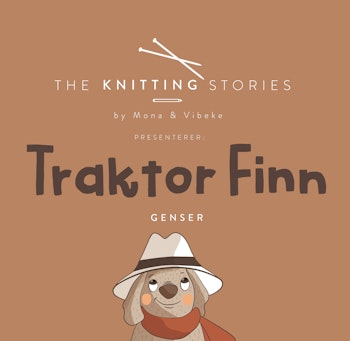Traktor Finn Broderikit inkl oppskrift på genser