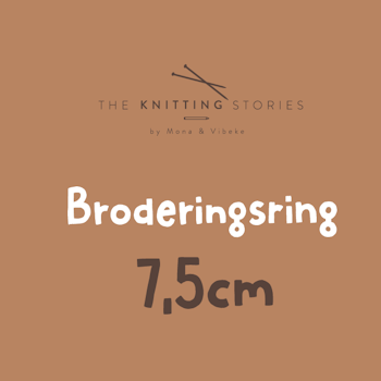 Broderingsring 7,5 cm