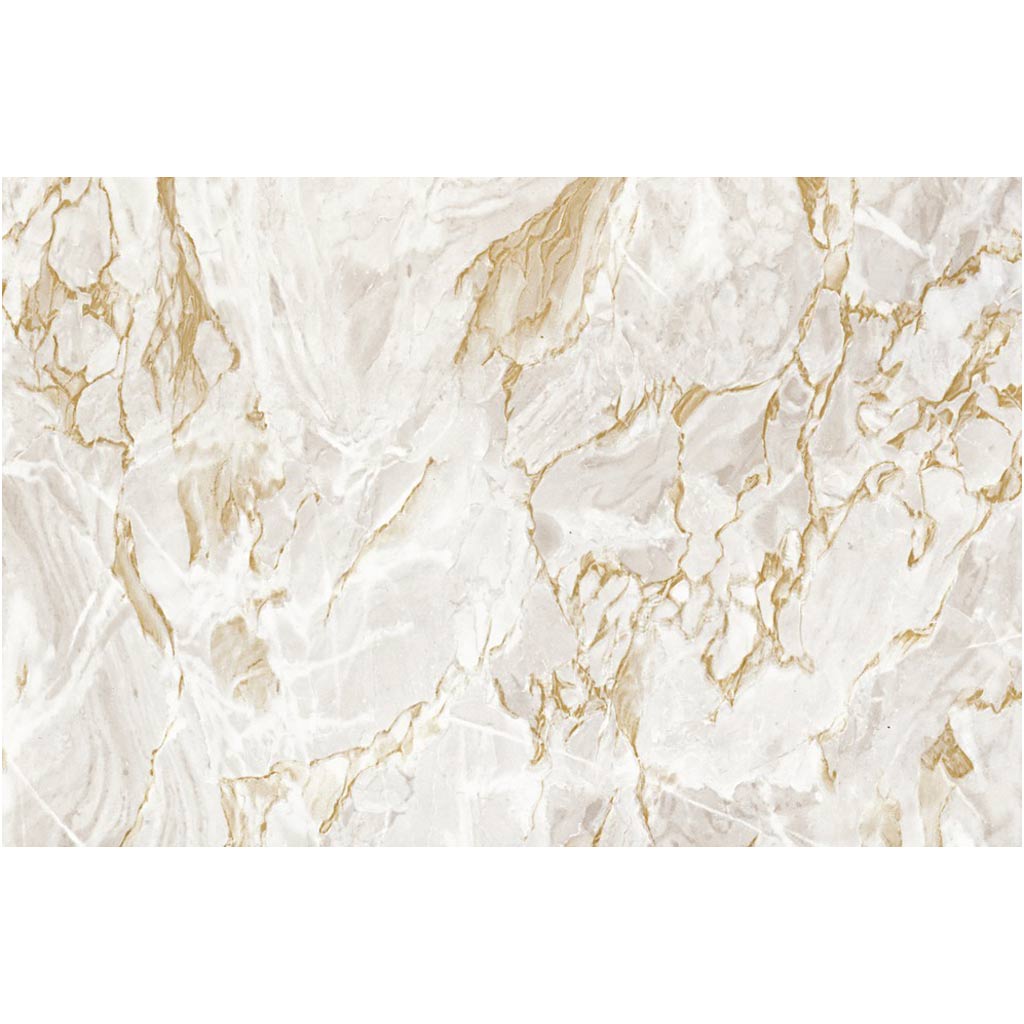 Självhäftande folie, marmor, B: 45 cm, brun, 2 m/ 1 rl.